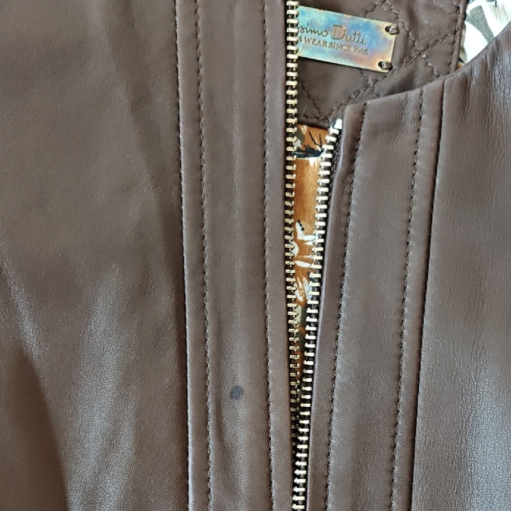 Brown Leather Jacket - image 7